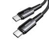 Кабель Essager Sunset C-C 240W Data cable 1m Grey (Серый)- № 2