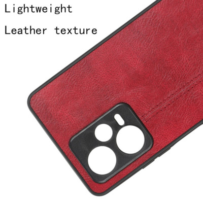 Чохол для смартфона Cosmiс Leather Case for Xiaomi Redmi Note 12 Pro 5G Red (CoLeathXRN12P5GRed) - зображення 4