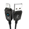 Кабель Baseus Unbreakable Series Fast Charging Data Cable USB to iP 2.4A 2m Cluster Black (Cluster Black)- № 6