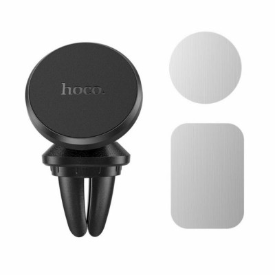 Тримач для мобільного HOCO CA81 Ligue Air vent magnetic car holder Black - зображення 4