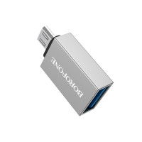 Адаптер BOROFONE BV2 adapter USB-A to Micro-USB, converter, OTG support, USB 3.0  - фото № 3