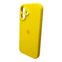 Чохол для смартфона Silicone Full Case AA Camera Protect for Apple iPhone 16 56,Sunny Yellow (Колір Sunny Yellow) - фото № 5