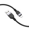 Кабель HOCO X109 Energy silicone charging data cable iP (L=1M) Black (7073)- № 3