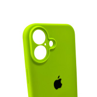 Чохол для смартфона Silicone Full Case AA Camera Protect for Apple iPhone 16 24,Shiny Green (Колір Shiny Green) - фото № 5
