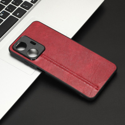Чохол для смартфона Cosmiс Leather Case for Realme C55 Red (CoLeathRealC55Red) - изображение 6