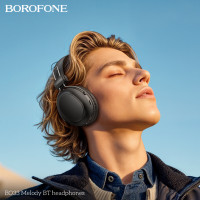 Бездротові навушники BOROFONE BO33 Melody BT headphones Black (Цвет Black) - фото № 5