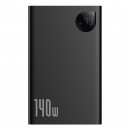 Зовнішній акумулятор Baseus Adaman  Digital Display Fast Charge Power Bank 24000mAh 140W Cluster Black