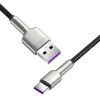 Кабель Baseus Cafule Series Metal Data Cable USB to Type-C 66W 2m Black - изображение 2