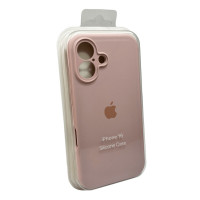 Чохол для смартфона Silicone Full Case AA Camera Protect for Apple iPhone 16 15,Pink Sand (Колір Pink Sand) - фото № 2