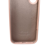 Чохол для смартфона Silicone Full Case AA Camera Protect for Apple iPhone 16 15,Pink Sand (Колір Pink Sand) - фото № 4