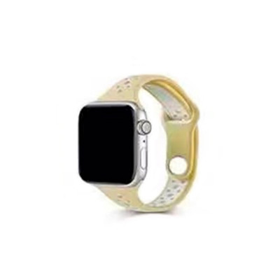 Ремінець для годинника Apple Watch Small Waist two colors 42/44/45/49mm Yellow-White - изображение 1