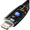 Кабель Baseus Glimmer Series Fast Charging Data Cable Type-C to iP 20W 2m Black (7073)- № 3