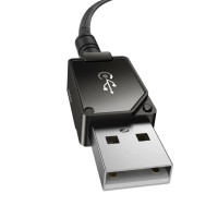 Кабель Baseus Unbreakable Series Fast Charging Data Cable USB to iP 2.4A 2m Cluster Black (Колір Cluster Black) - фото № 7