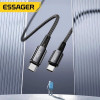 Кабель Essager Sunset C-C 240W Data cable 1m Grey (Серый)- № 6