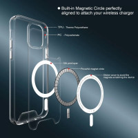 Чохол для смартфона Space Magnetic for Apple iPhone 14 Pro Max Transparent (Цвет 66120) - фото № 3