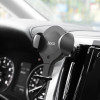 Тримач для мобiльного з БЗП HOCO CA60 Aspiring infrared sensor wireless charging car holder Black (6931474718754) - изображение 8