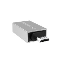 Адаптер BOROFONE BV2 adapter USB-A to Micro-USB, converter, OTG support, USB 3.0  - фото № 4