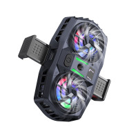 Кулер для мобільного телефона GM36 Mustango mobile phone dual cooler Black (Цвет Black) - фото № 3