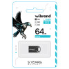 Flash Wibrand USB 2.0 Hawk 64Gb Black - зображення 2