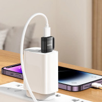 Адаптер HOCO UA31D USB male to Type-C female USB2.0 adapter Black (Колір Черный) - фото № 5