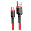 Кабель Baseus Cafule Cable USB For Type-C 3A 0.5m Red+Red (CATKLF-A09)