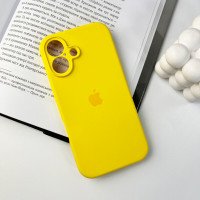 Чохол для смартфона Silicone Full Case AA Camera Protect for Apple iPhone 16 56,Sunny Yellow (Колір Sunny Yellow) - фото № 7