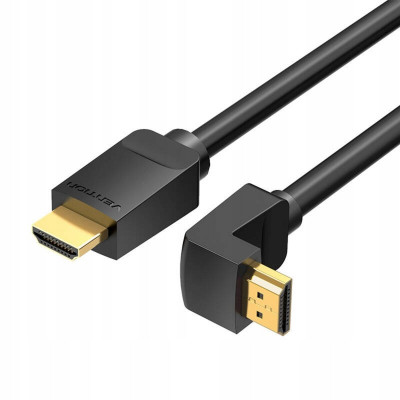 Кабель Vention HDMI Right Angle  Cable 270 Degree v2.0, 2M Black (AAQBH) - изображение 1