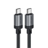 Кабель ACEFAST C20-03 USB-C to USB-C aluminum alloy charging data cable Black (7073)- № 2