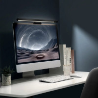 Лампа для монітора Baseus i-wok Series USB Asymmetric Light Source Screen Hanging Light (fighting) Pro Black (Колір Black) - фото № 6