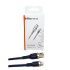 Кабель Mibrand MI-71 Metal Braided Cable USB for Lightning 2.4A 1m Navy Blue (MIDC/71LNB) - зображення 4