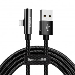 Кабель Baseus Rhythm Bent Connector Audio and Cable For iP 1.2m Black