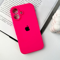 Чохол для смартфона Silicone Full Case AA Camera Protect for Apple iPhone 16 23,Shiny Pink (Колір Shiny Pink) - фото № 7