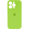 Чохол для смартфона Silicone Full Case AA Camera Protect for Apple iPhone 13 Pro Max 24,Shiny Green  Silicone Full Case AA - № 1