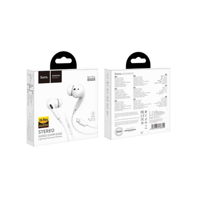 Навушники HOCO M1 Pro Original series earphones for iP White - изображение 3