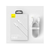 Кабель Baseus Superior Series Fast Charging Data Cable Type-C to iP PD 20W 0.25m White (7068)- № 7