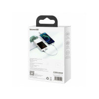Кабель Baseus Superior Series Fast Charging Data Cable Type-C to iP PD 20W 0.25m White (Колір 7068) - фото № 5