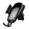 Автотримач для телефона Baseus Future Gravity Car Mount Black (Черный)- № 3