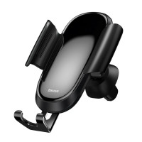 Автотримач для телефона Baseus Future Gravity Car Mount Black (Цвет Черный) - фото № 3