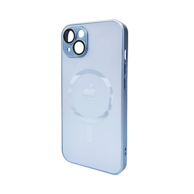 Чохол для смартфона AG Glass Matt Frame Color MagSafe Logo for Apple iPhone 13 Sierra Blue (AGMattFrameMGiP13SierraBlue) - зображення 1