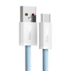 Кабель Baseus Dynamic Series Fast Charging Data Cable USB to Type-C 100W 1m Blue (Синий)- № 3