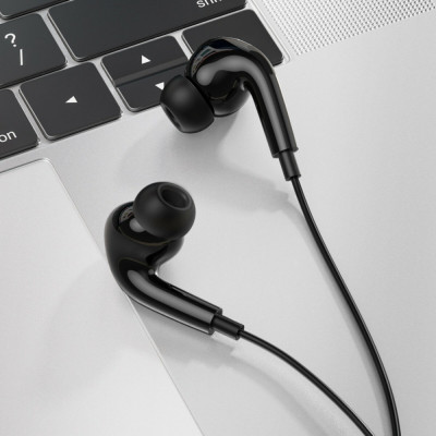 Навушники BOROFONE BM80 Pro Elegant wire-controlled earphones with microphone Black (BM80PB) - изображение 5