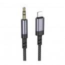 Аудіокабель BOROFONE BL24 Graceful digital audio conversion cable iP Metal Grey