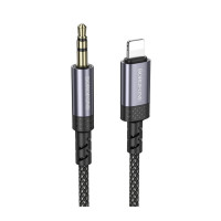 Перехідник BOROFONE BL24 Graceful digital audio conversion cable iP Metal Grey