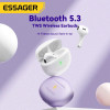 Навушники ESSAGER (color box) Shining TWS Bluetooth earphones White - изображение 2