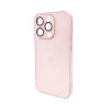 Чохол для смартфона AG Glass Matt Frame Color Logo for Apple iPhone 14 Pro Chanel Pink (AGMattFrameiP14PPink)