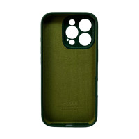 Чохол для смартфона Silicone Full Case AA Camera Protect for Apple iPhone 16 Pro Max 31,Dark Green (Цвет Dark-Green) - фото № 3