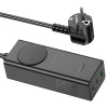 Мережевий зарядний пристрій HOCO NS4 Sharp PD65W(2C1A) desktop socket(EU/GER) Black (Черный)- № 3