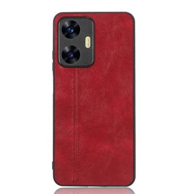 Чохол для смартфона Cosmiс Leather Case for Realme C55 Red (CoLeathRealC55Red) - изображение 1