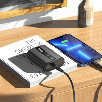 Зовнішній акумулятор HOCO Q3 Pro 22.5W+PD20W fully compatible power bank(10000mAh) Black (Цвет Черный) - фото № 7