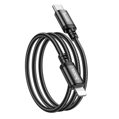 Кабель HOCO X89 Wind PD charging data cable iP(packaged) Black (6931474784308) - зображення 3